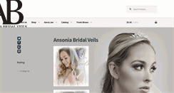 Desktop Screenshot of ansoniabridalveils.com